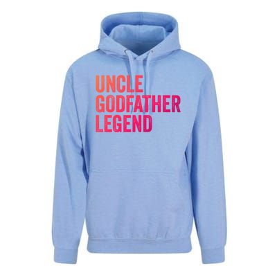 Uncle Godfather Legend Funny Gift Favorite Best Uncle Gift Unisex Surf Hoodie