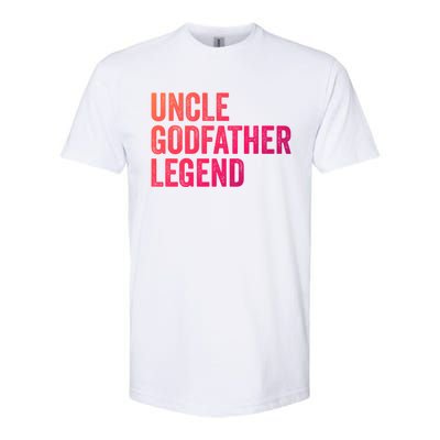 Uncle Godfather Legend Funny Gift Favorite Best Uncle Gift Softstyle CVC T-Shirt