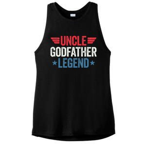 Uncle Godfather Legend Ladies PosiCharge Tri-Blend Wicking Tank