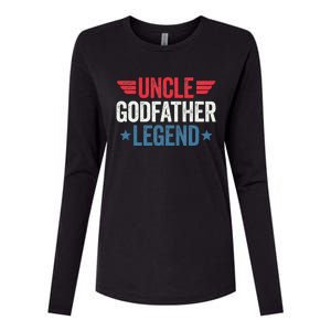 Uncle Godfather Legend Womens Cotton Relaxed Long Sleeve T-Shirt