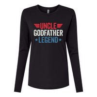 Uncle Godfather Legend Womens Cotton Relaxed Long Sleeve T-Shirt