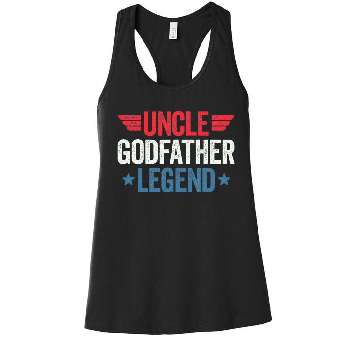 Uncle Godfather Legend Women's Racerback Tank