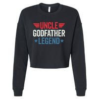 Uncle Godfather Legend Cropped Pullover Crew