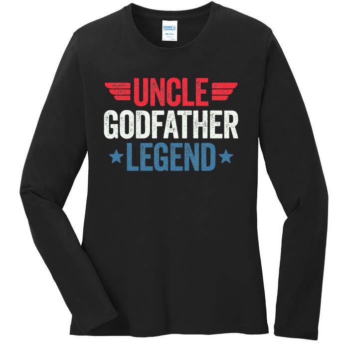 Uncle Godfather Legend Ladies Long Sleeve Shirt