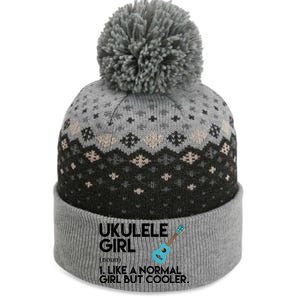 Ukulele Girl Like A Norm Girl But Cooler The Baniff Cuffed Pom Beanie