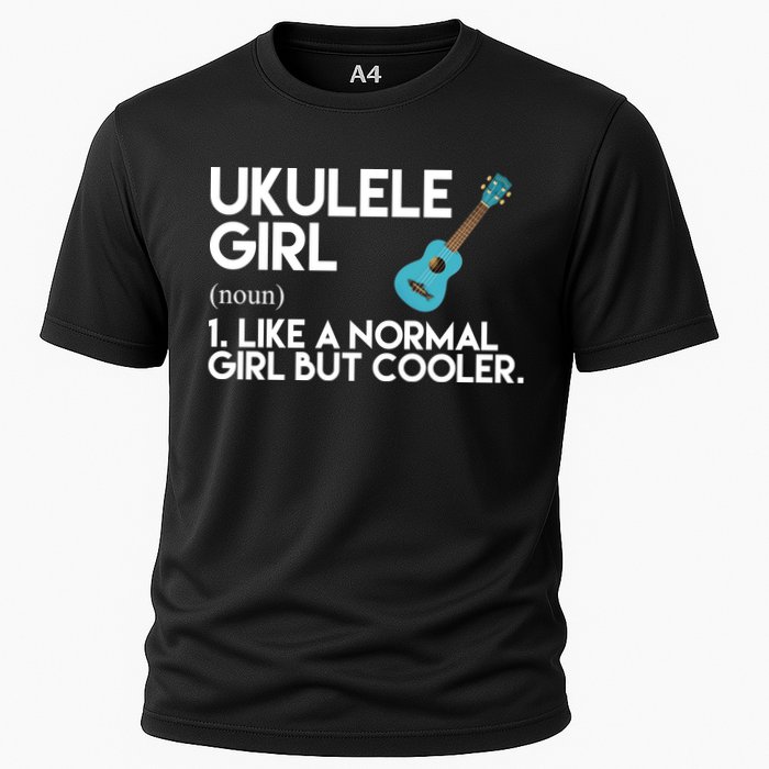 Ukulele Girl Like A Norm Girl But Cooler Cooling Performance Crew T-Shirt