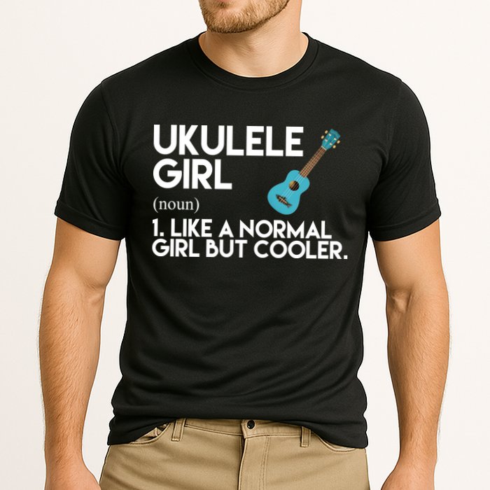 Ukulele Girl Like A Norm Girl But Cooler Cooling Performance Crew T-Shirt