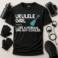 Ukulele Girl Like A Norm Girl But Cooler Cooling Performance Crew T-Shirt