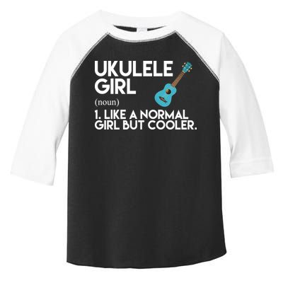 Ukulele Girl Like A Norm Girl But Cooler Toddler Fine Jersey T-Shirt
