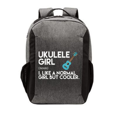 Ukulele Girl Like A Norm Girl But Cooler Vector Backpack