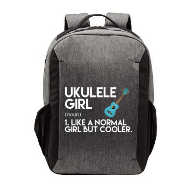 Ukulele Girl Like A Norm Girl But Cooler Vector Backpack