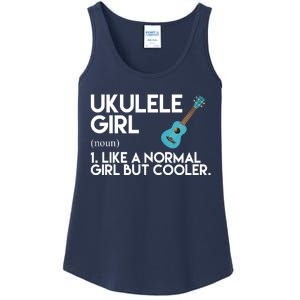 Ukulele Girl Like A Norm Girl But Cooler Ladies Essential Tank