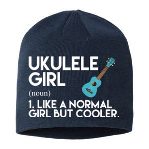 Ukulele Girl Like A Norm Girl But Cooler Sustainable Beanie