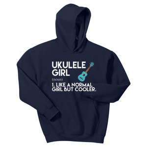 Ukulele Girl Like A Norm Girl But Cooler Kids Hoodie