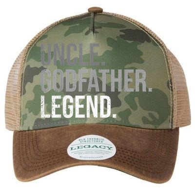  Uncle Godfather Legend Best Godfather Proposal Baptism Legacy Tie Dye Trucker Hat
