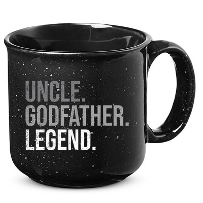  Uncle Godfather Legend Best Godfather Proposal Baptism 15oz Campfire Ceramic Mug