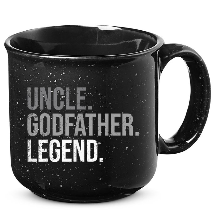  Uncle Godfather Legend Best Godfather Proposal Baptism 15oz Campfire Ceramic Mug
