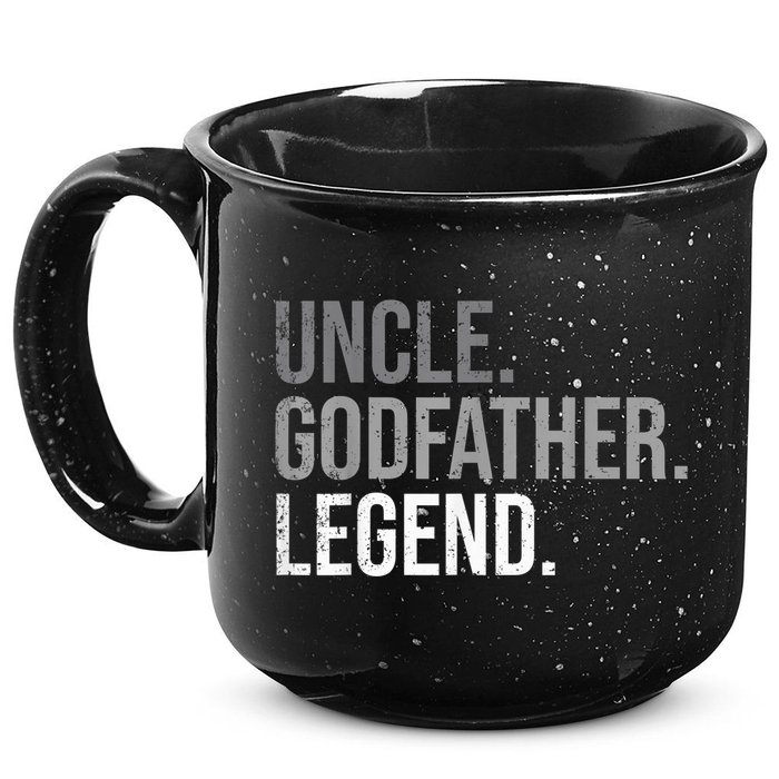  Uncle Godfather Legend Best Godfather Proposal Baptism 15oz Campfire Ceramic Mug