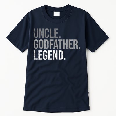  Uncle Godfather Legend Best Godfather Proposal Baptism Tall T-Shirt
