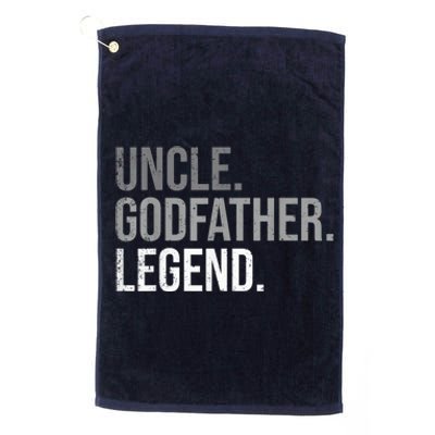  Uncle Godfather Legend Best Godfather Proposal Baptism Platinum Collection Golf Towel