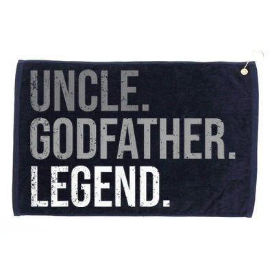  Uncle Godfather Legend Best Godfather Proposal Baptism Grommeted Golf Towel