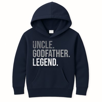  Uncle Godfather Legend Best Godfather Proposal Baptism Kids Hoodie