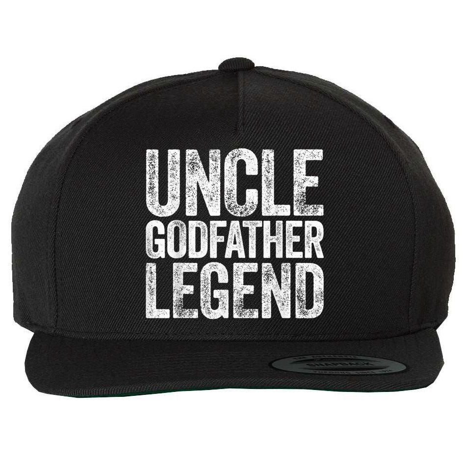  Uncle Godfather Legend Shirt Wool Snapback Cap