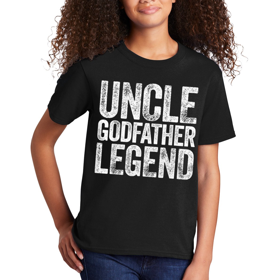  Uncle Godfather Legend Shirt Kids T-Shirt