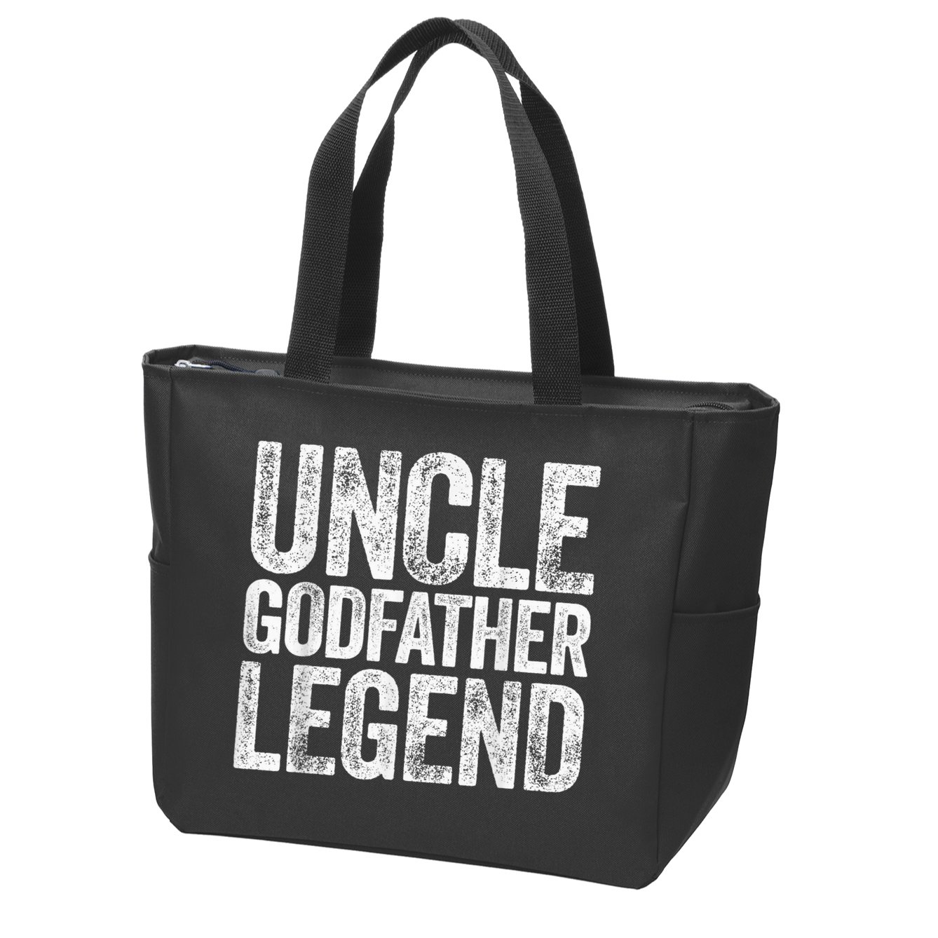  Uncle Godfather Legend Shirt Zip Tote Bag