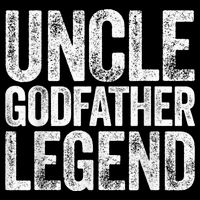  Uncle Godfather Legend Shirt Zip Tote Bag