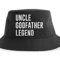 Uncle Godfather Legend For A Favorite Uncle Family Baptism Sustainable Bucket Hat