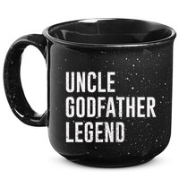 Uncle Godfather Legend For A Favorite Uncle Family Baptism 15oz Campfire Ceramic Mug