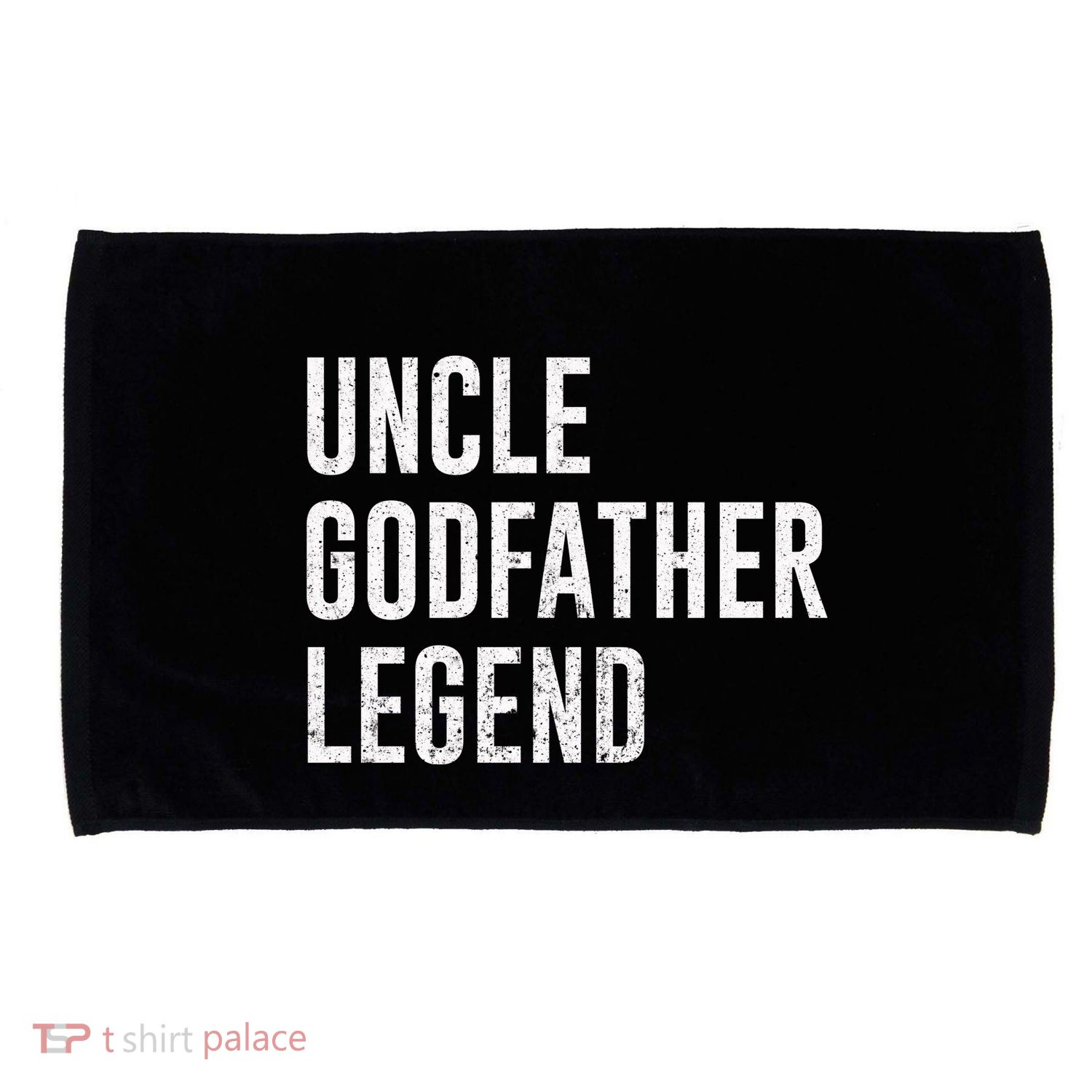 Uncle Godfather Legend For A Favorite Uncle Family Baptism Microfiber Hand Towel