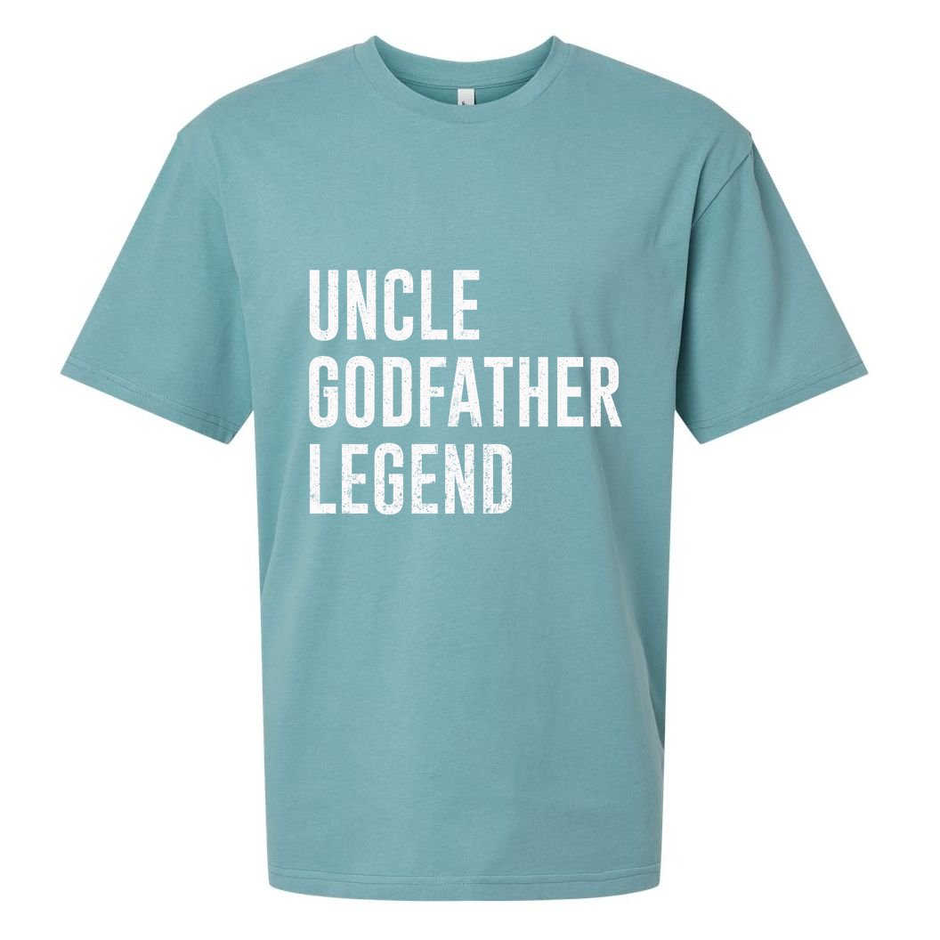 Uncle Godfather Legend For A Favorite Uncle Family Baptism Sueded Cloud Jersey T-Shirt