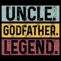 Uncle Godfather Legend Vintage Happy Fathers Day Gift Long Sleeve Shirt