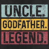 Uncle Godfather Legend Vintage Happy Fathers Day Gift Beanie