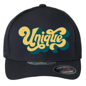 Unique Graffiti Logo One Of A Kind Flexfit Unipanel Trucker Cap