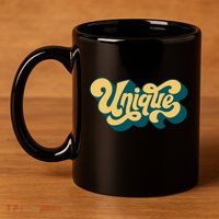 Unique Graffiti Logo One Of A Kind 11oz C Handle Ceramic Mug