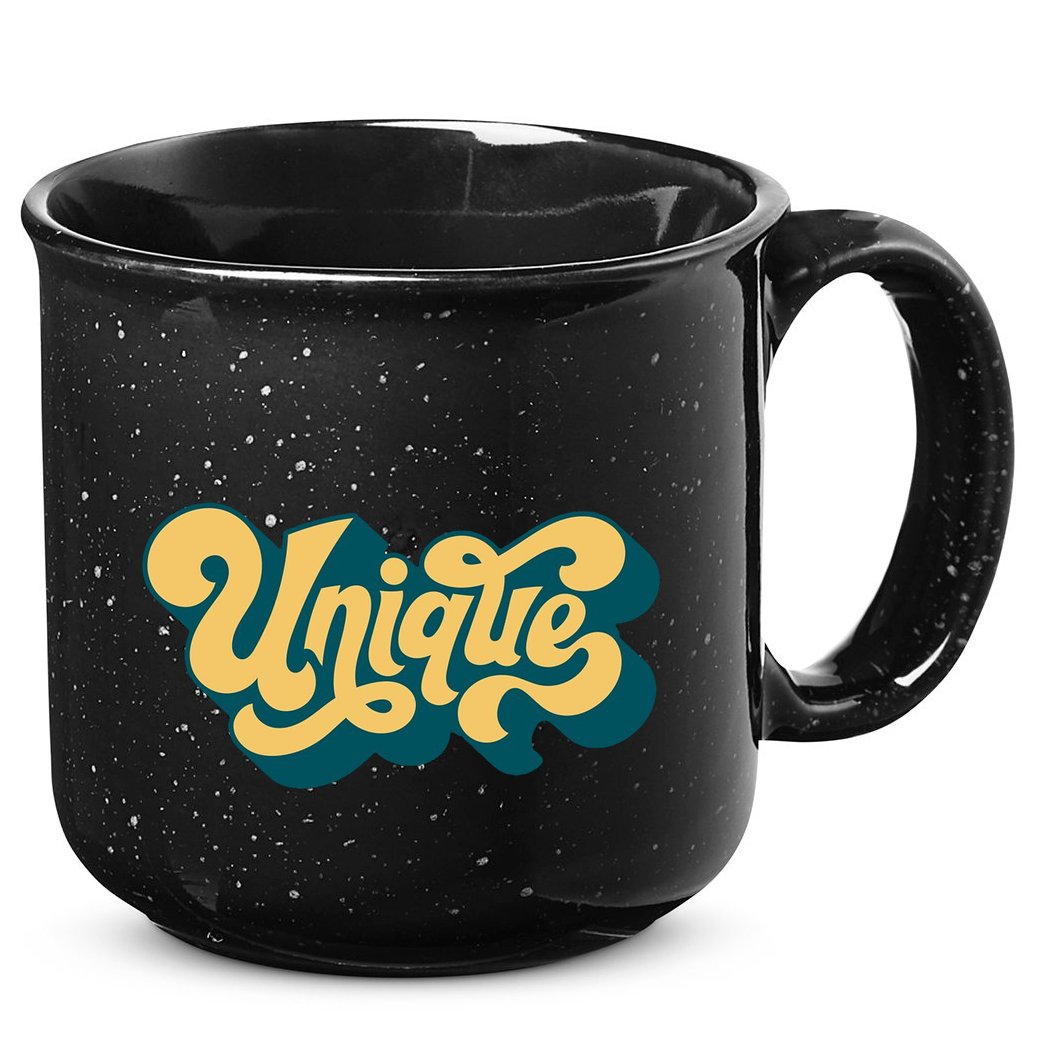 Unique Graffiti Logo One Of A Kind 15oz Campfire Ceramic Mug
