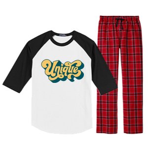 Unique Graffiti Logo One Of A Kind Raglan Sleeve Pajama Set