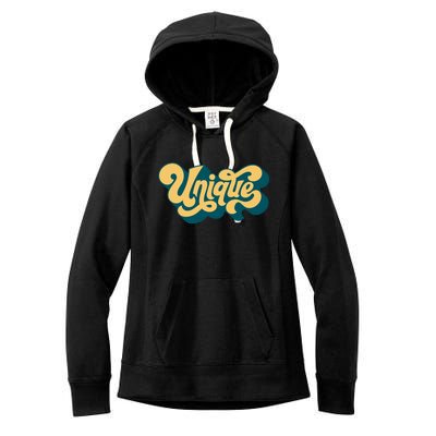 Unique Graffiti Logo One Of A Kind Women's Fleece Hoodie