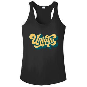 Unique Graffiti Logo One Of A Kind Ladies PosiCharge Competitor Racerback Tank