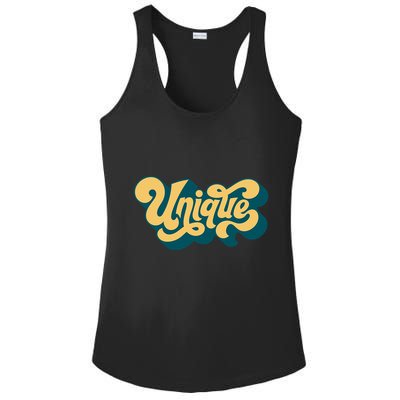 Unique Graffiti Logo One Of A Kind Ladies PosiCharge Competitor Racerback Tank
