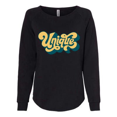 Unique Graffiti Logo One Of A Kind Womens California Wash Sweatshirt