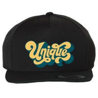 Unique Graffiti Logo One Of A Kind Wool Snapback Cap