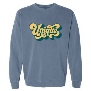 Unique Graffiti Logo One Of A Kind Garment-Dyed Sweatshirt