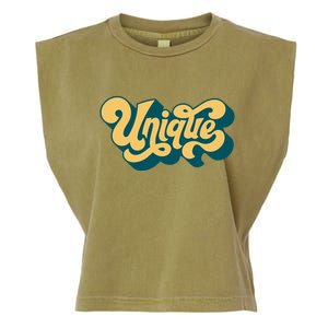 Unique Graffiti Logo One Of A Kind Garment-Dyed Women's Muscle Tee