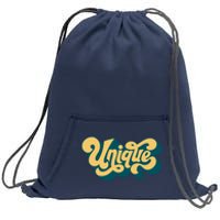 Unique Graffiti Logo One Of A Kind Sweatshirt Cinch Pack Bag