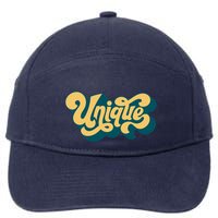 Unique Graffiti Logo One Of A Kind 7-Panel Snapback Hat