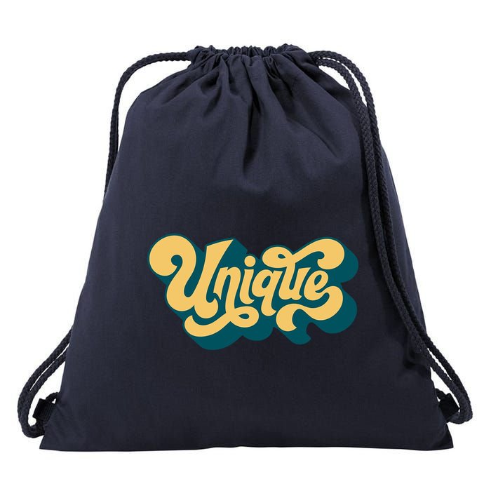 Unique Graffiti Logo One Of A Kind Drawstring Bag